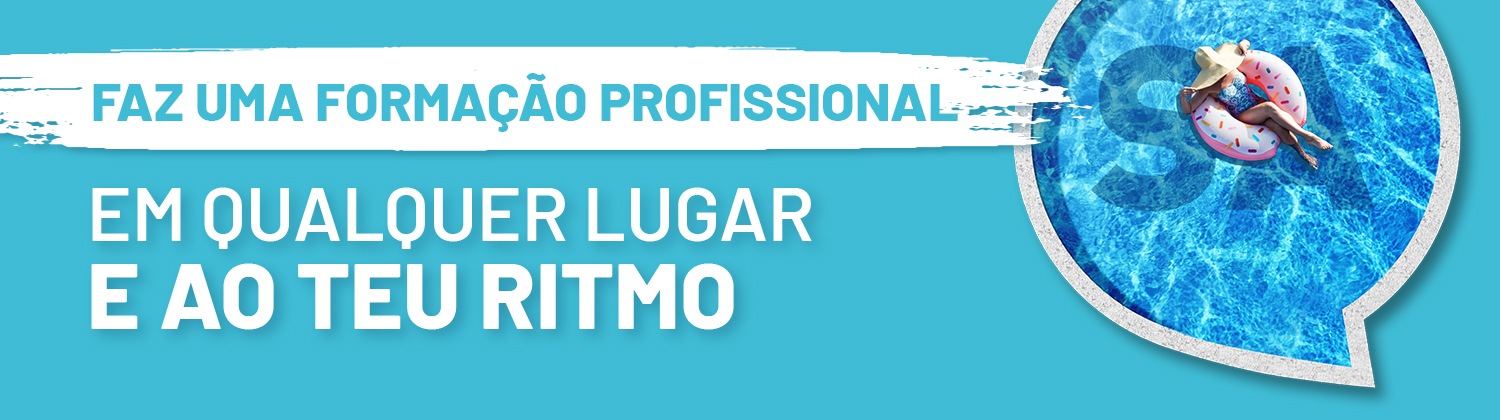 Faz uma formação profissional em qualquer lugar e ao teu ritmo